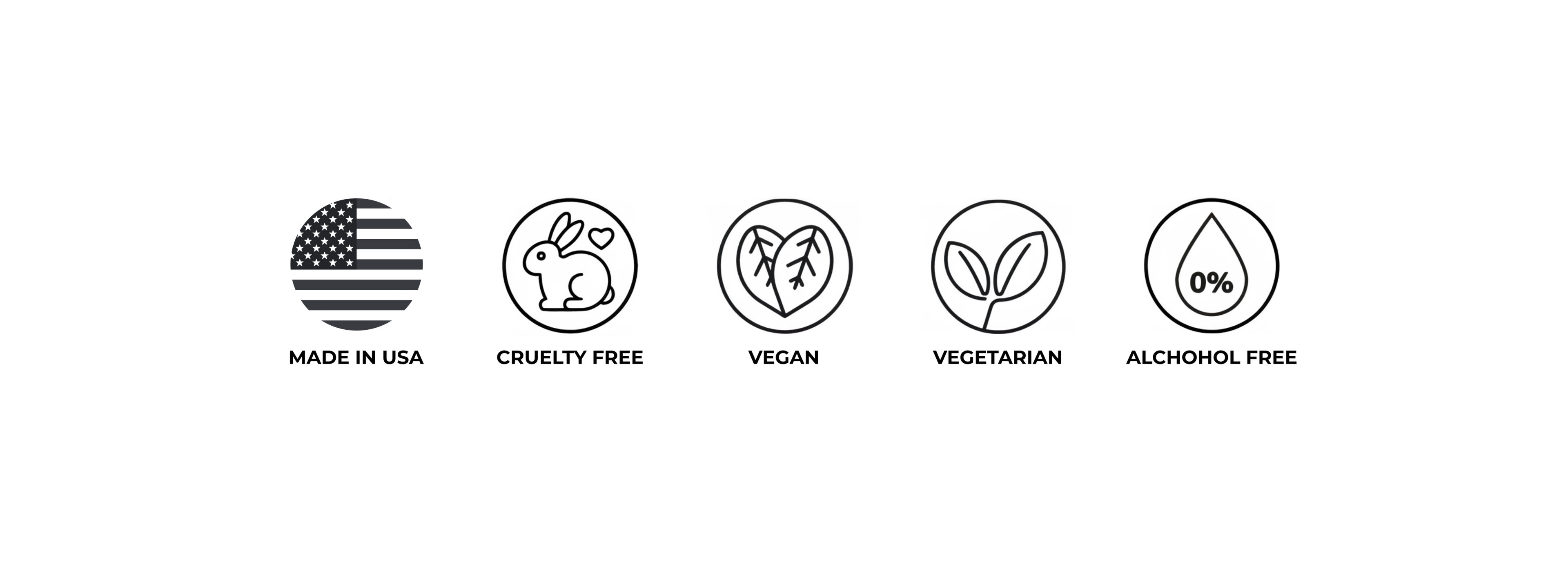 Advelop Pet product badges showing Made in USA, natural care, plant-based ingredients, and 0% harsh additives